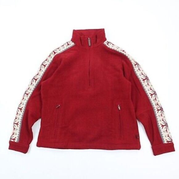 Woolrich Snowflake Half Zip Fleece Pullover - Picture 1 of 8